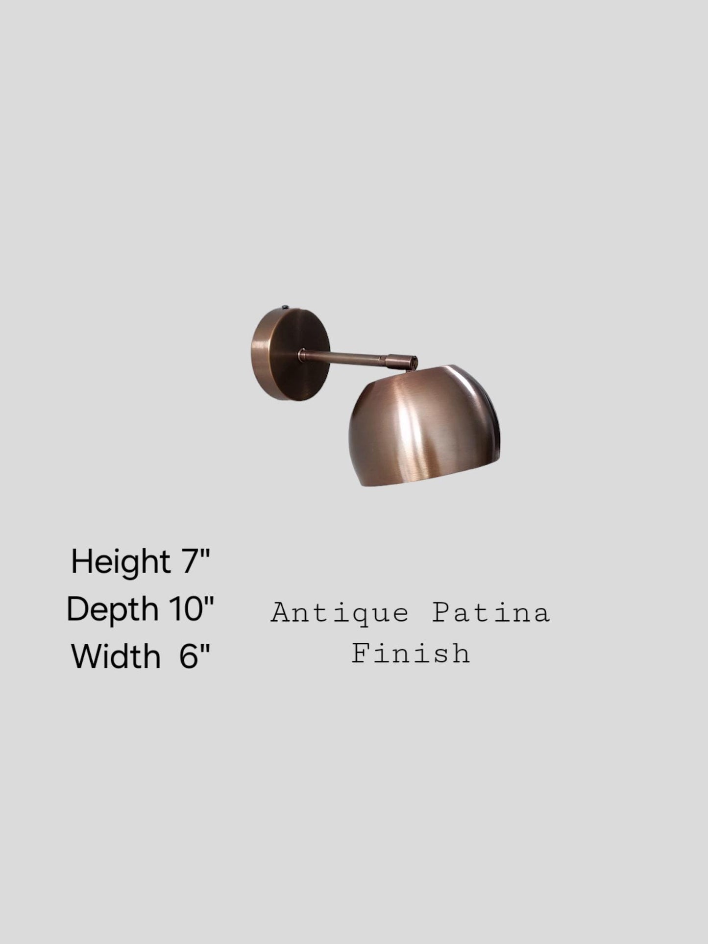 Single Bulb Light Brass Sputnik Pivot Wall Sconce Light Fixtures, Adjustable wall sconce