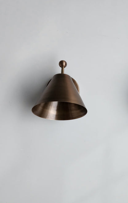Handmade Vintage Brass Wall Sconce for Bedroom | Frost Lights