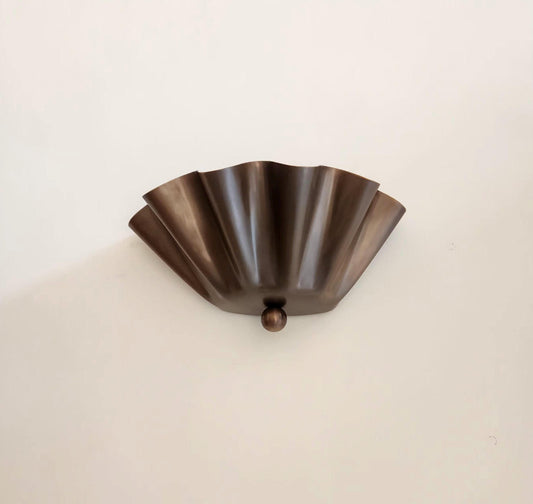 Sculptural Flower Wall Sconce For Bedroom Lighting | Frost Lights