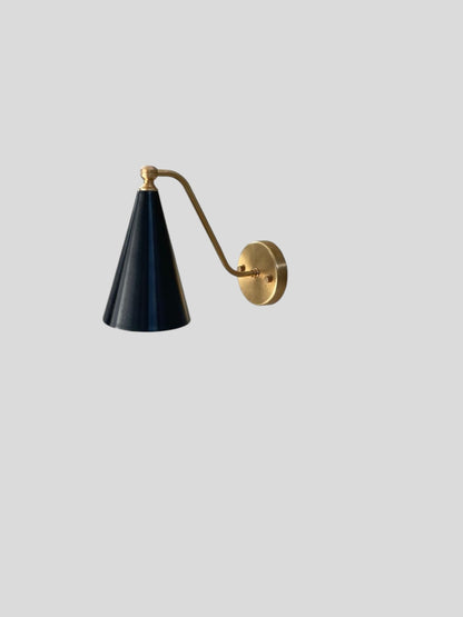 Handmade Brass Wall Light Fixture For Hallway | Frost Lights