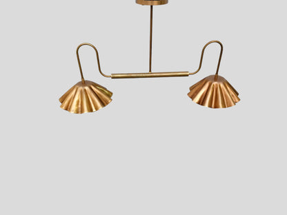Handcrafted Brass Ceiling Fixture | Frost Lights