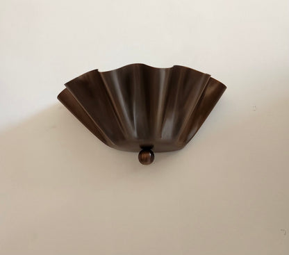 Luxury Brass Wall Sconce With Petal Detailing | Frost Lights