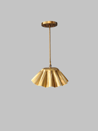 Brass Sputnik Pendant Light - Mid-Century Flush Mount | Frost Lights