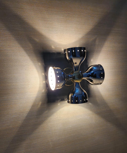 Premium Four Light Brass Wall Sconce For Entryway | Frost Lights