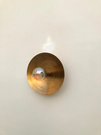 Contemporary Brass Wall Light With Italian Design | Frost Lights