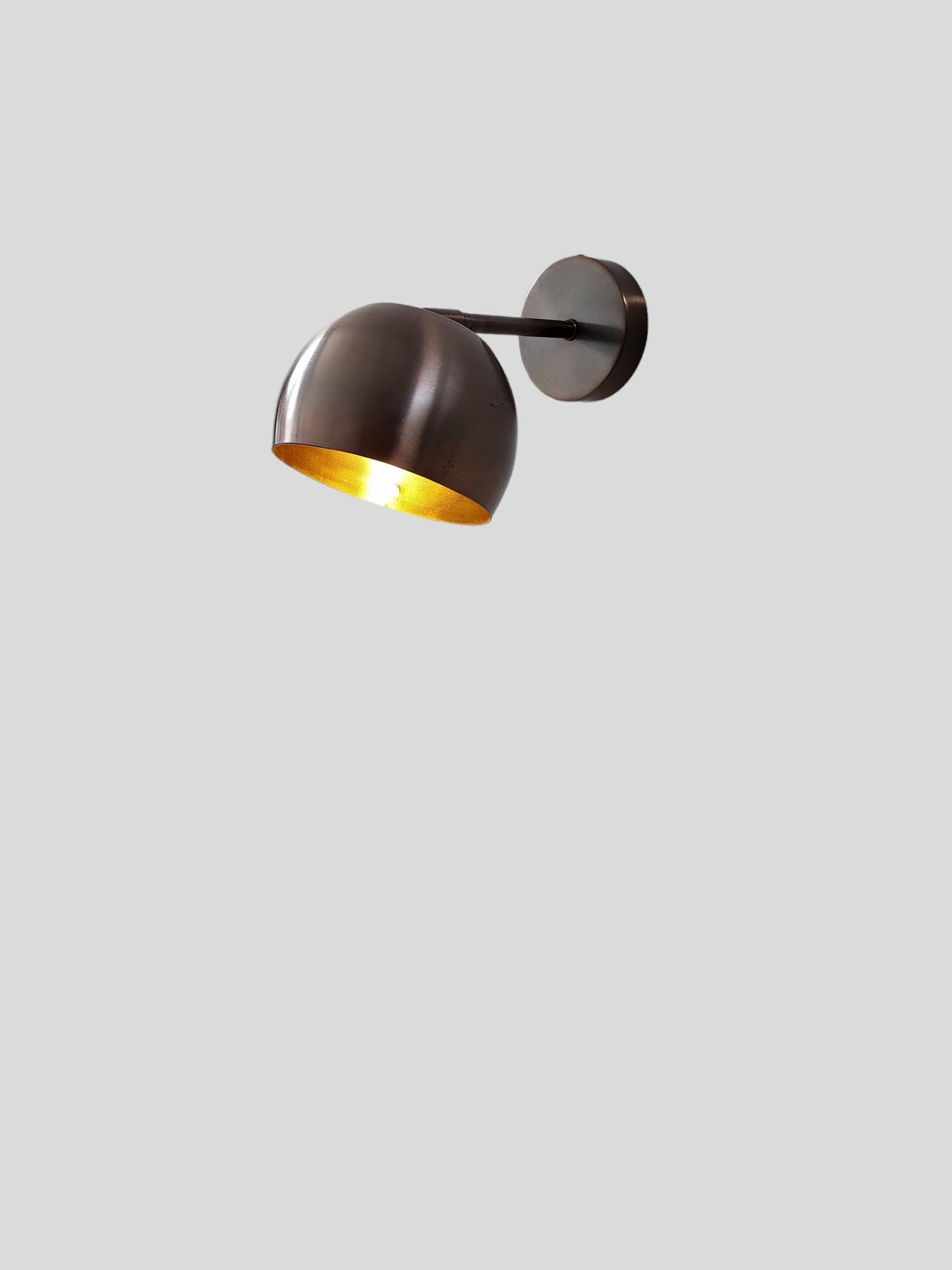 Single Bulb Light Brass Sputnik Pivot Wall Sconce Light Fixtures, Adjustable wall sconce