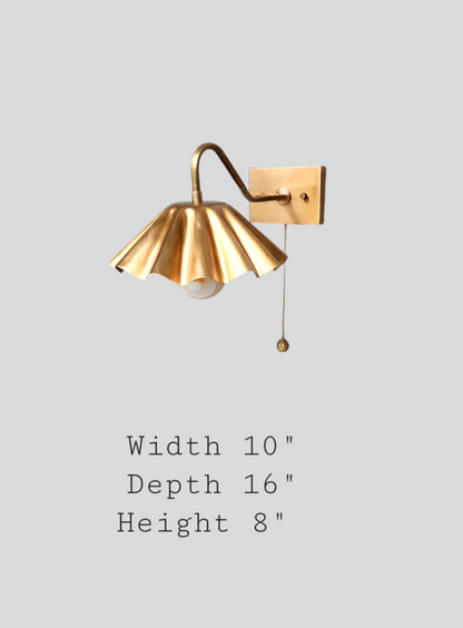 Luxury Handmade Brass Wall Lamp For Modern Homes | Frost Lights