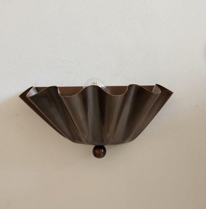Handmade Brass Flower Wall Light For Hallway | Frost Lights