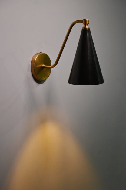 Elegant Handmade Brass Wall Sconce For Hallway | Frost Lights