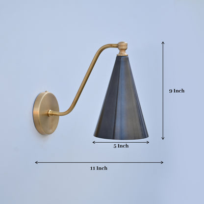 Designer Brass Wall Lamp For Luxury Interiors | Frost Lights