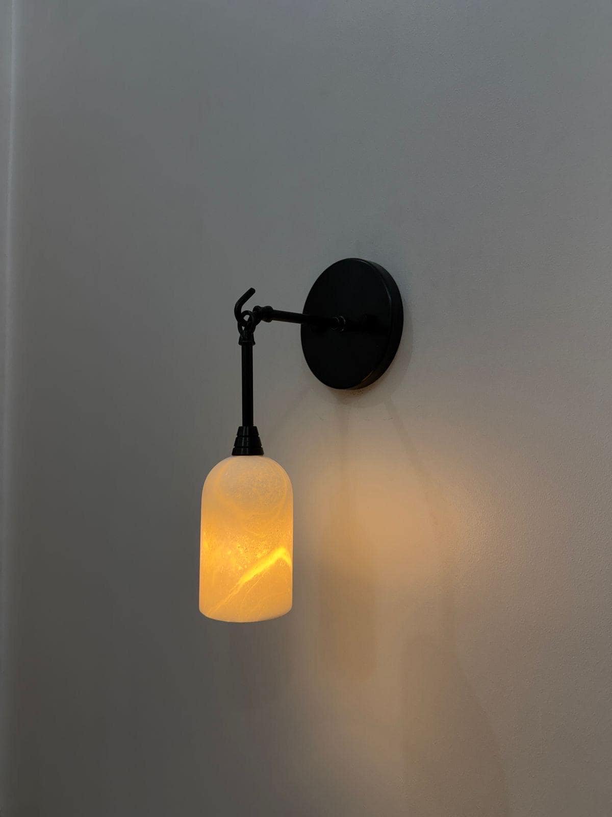 Artisan Alabaster And Brass Sconce | Frost Lights