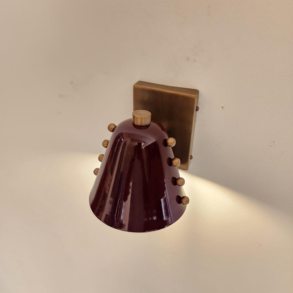 Brass Accent Lamp For Reading Nook | Frost Lights