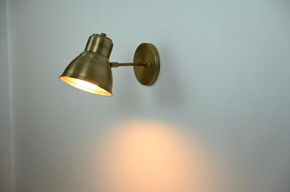 Brass Adjustable Task Lighting Fixture | Frost Lights