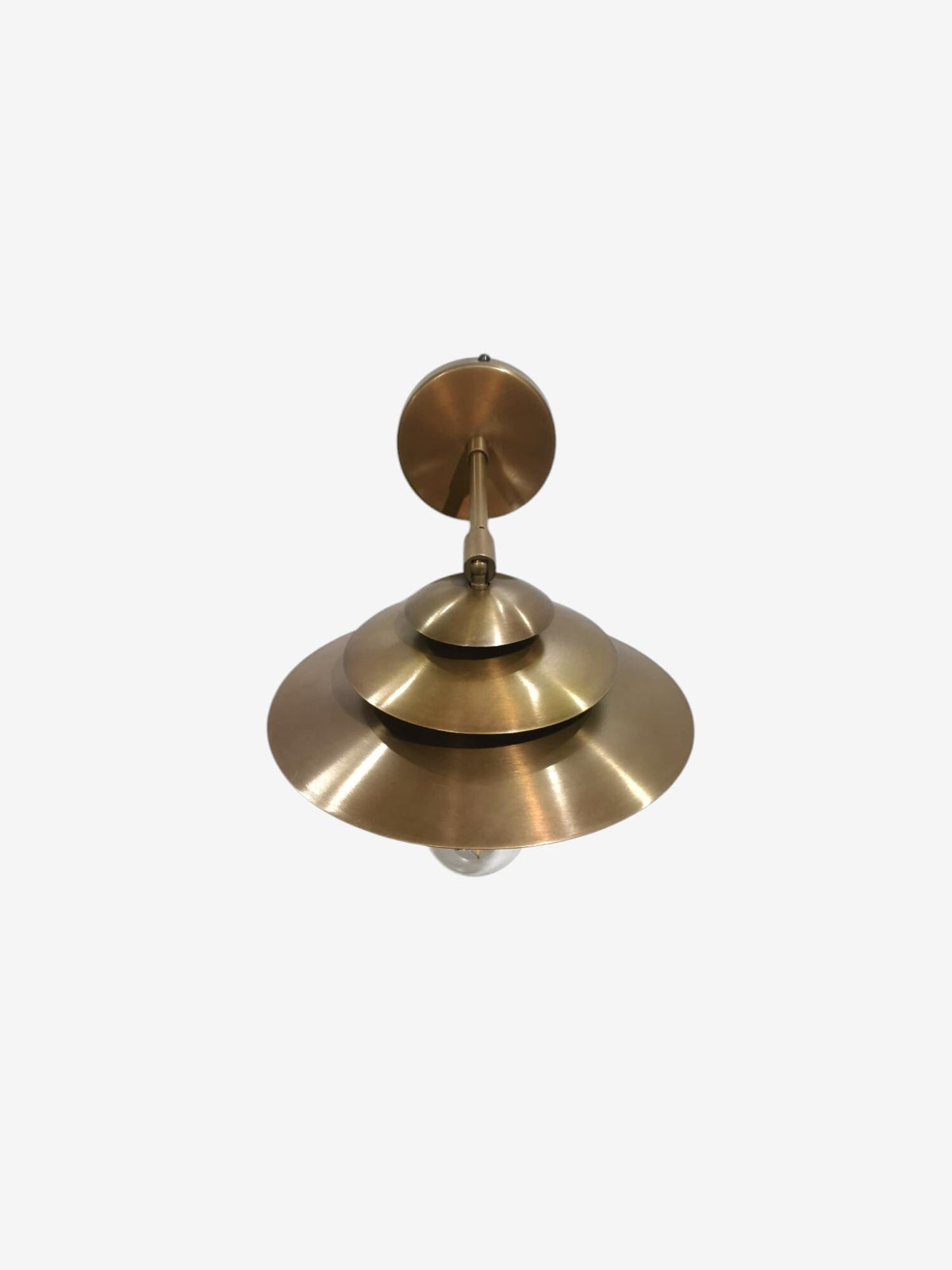 Brass Adjustable Wall Lamp For Living Room | Frost Lights
