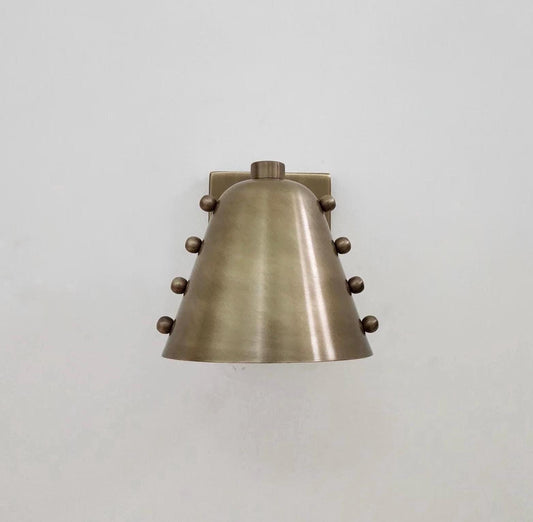 Brass Rivet Accent Wall Lamp | Frost Lights