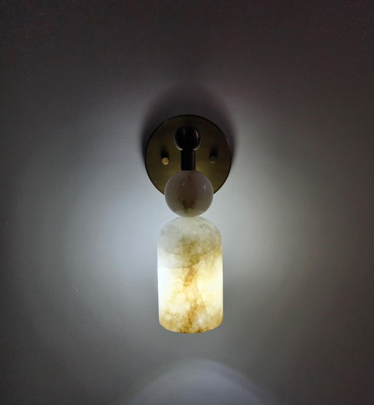 Elegant Alabaster Marble Wall Lamp | Frost Lights