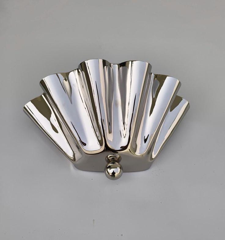 Half Flower Brass Wall Sconce With Floral Design | Frost Lights
