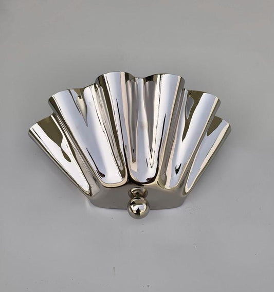 Half Flower Brass Wall Sconce With Floral Design | Frost Lights