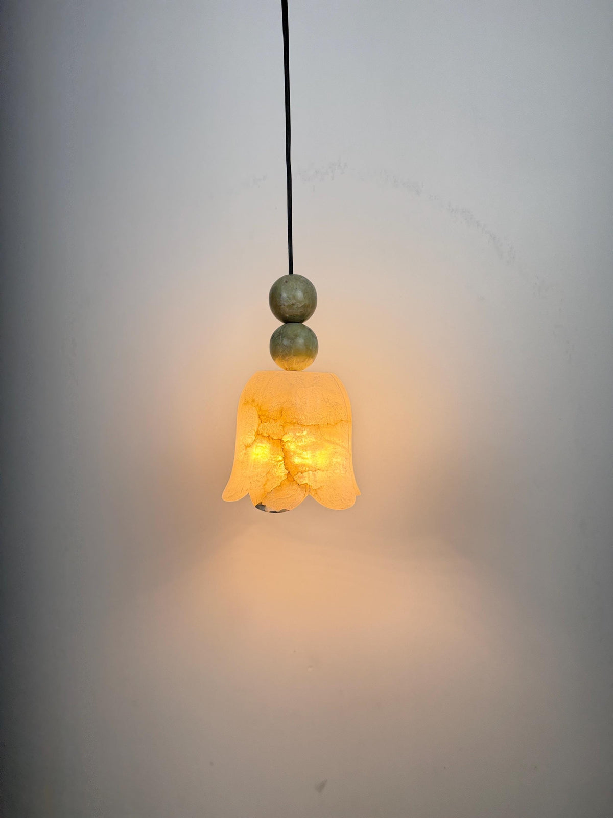 Handmade Alabaster Ceiling Fixture Design | Frost Lights
