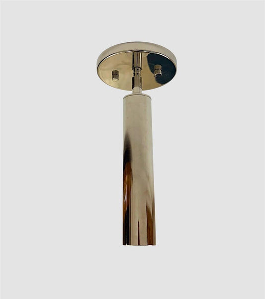 Handmade Brass Cylinder Wall Sconce – Minimalist Mid-Century Tube Light - optimized image