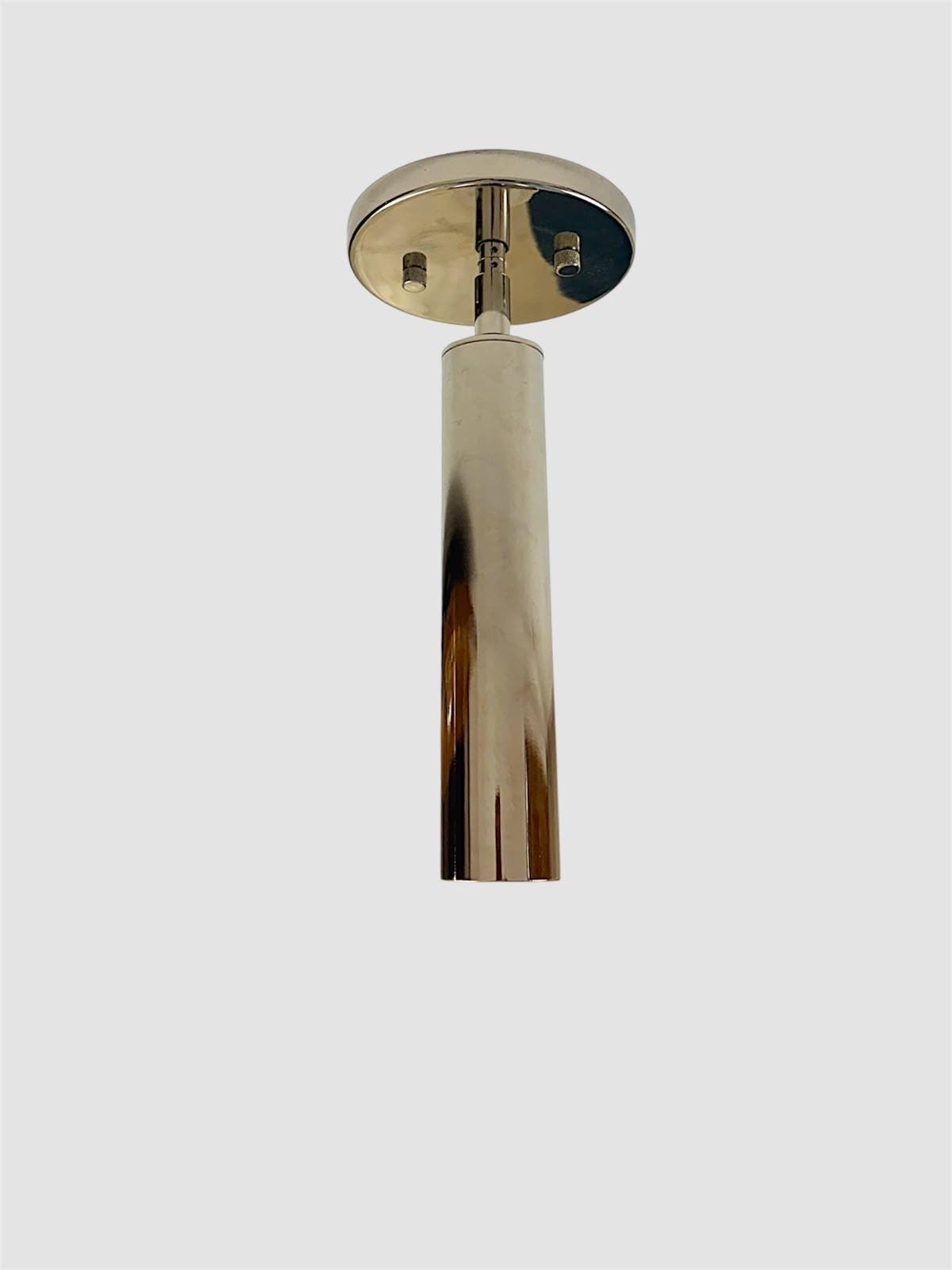 Handmade Brass Cylinder Wall Sconce – Minimalist Mid-Century Tube Light - optimized image