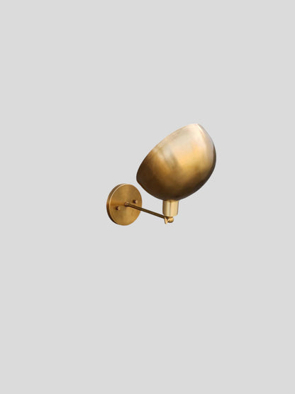 Handmade Brass Sputnik Wall Sconce | Half Globe Wall Light