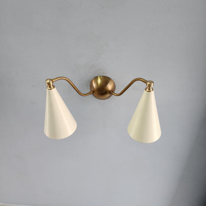 Luxury Brass Wall Sconce With Sculptural Shape | Frost Lights