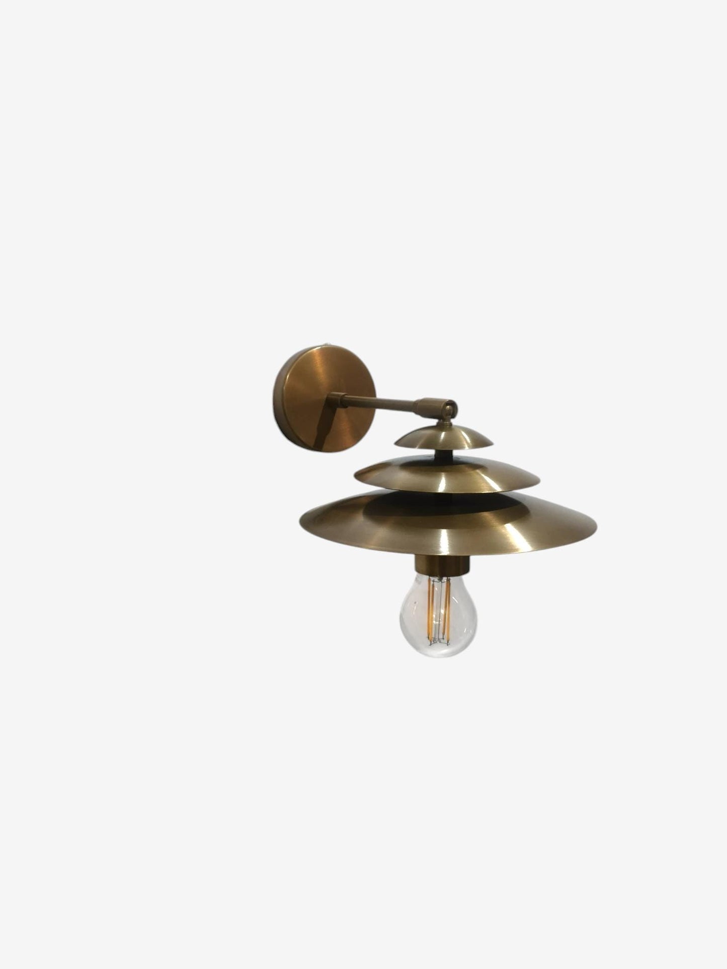 Articulating Brass Wall Sconce – Vintage Industrial Lighting