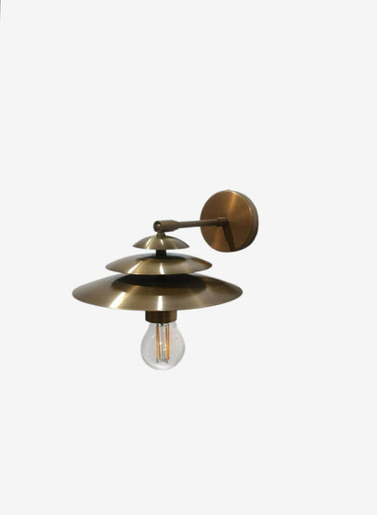 Handmade Articulating Brass Wall Sconce Industrial Lighting | Frost Lights