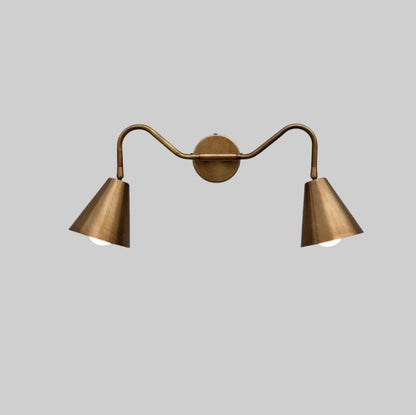 Luxury Double Brass Wall Sconce | Frost Lights