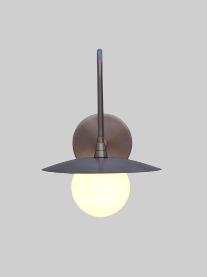 Mid-Century Modern Brass Wall Sconce | Frost Lights