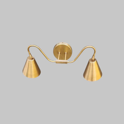 Mid Century Modern Two Light Wall Lamp | Frost Lights