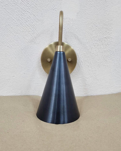 Handmade Brass Wall Light for Bedroom | Frost Lights
