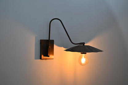 Elegant Adjustable Brass Wall Lamp With Warm Glow | Frost Lights