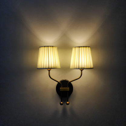 Illuminate in Style: Vintage-Inspired Double Arm Wall Sconce - optimized image