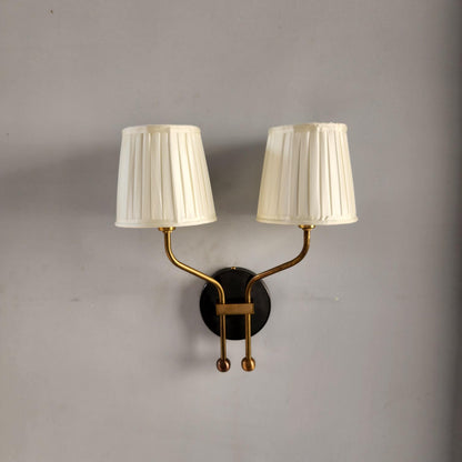 Illuminate in Style: Vintage-Inspired Double Arm Wall Sconce - optimized image