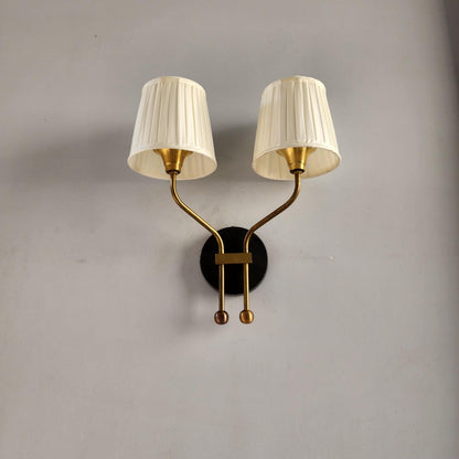 Illuminate in Style: Vintage-Inspired Double Arm Wall Sconce - optimized image