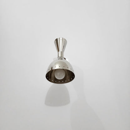 Polished Chrome Mid Century Wall Light | Frost Lights