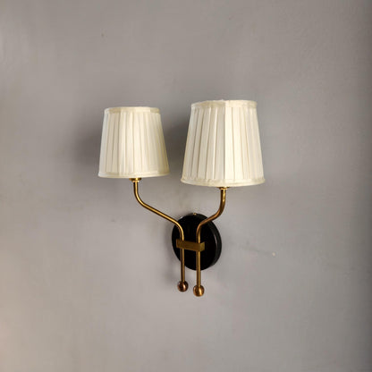 Illuminate in Style: Vintage-Inspired Double Arm Wall Sconce - optimized image