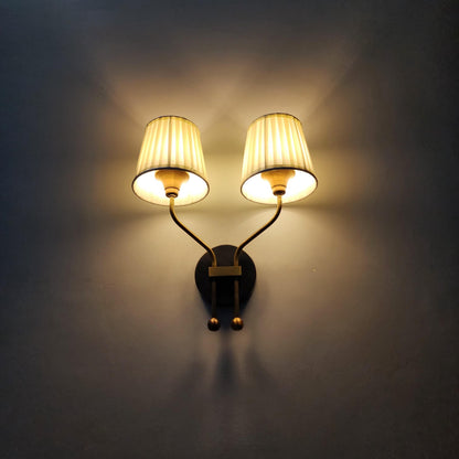Illuminate in Style: Vintage-Inspired Double Arm Wall Sconce - optimized image