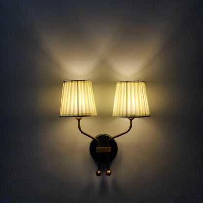 Illuminate in Style: Vintage-Inspired Double Arm Wall Sconce - optimized image