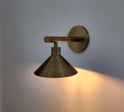 Luxury Brass Wall Light With Minimalist Design | Frost Lights