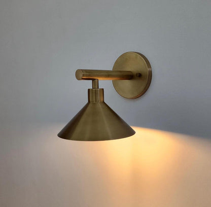 Industrial Brass Wall Lamp With Minimalist Style | Frost Lights