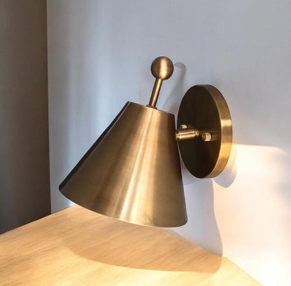 Handmade Vintage Brass Wall Sconce | Frost Lights