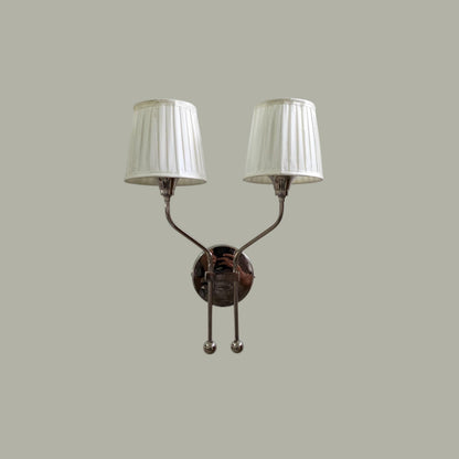 Illuminate in Style: Vintage-Inspired Double Arm Wall Sconce - optimized image