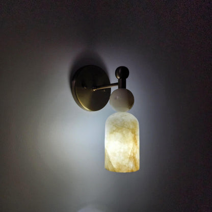Hardwired Alabaster Wall Lamp | Frost Lights