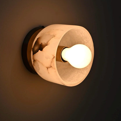 Handmade Genuine Alabaster Wall Sconce | Frost Lights