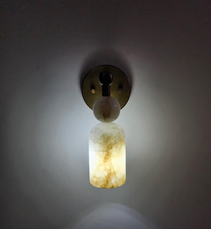 Elegant Alabaster Marble Wall Lamp | Frost Lights
