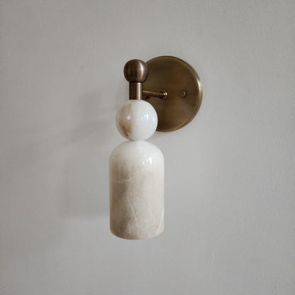 Luxury Bedroom Alabaster Wall Sconce | Frost Lights