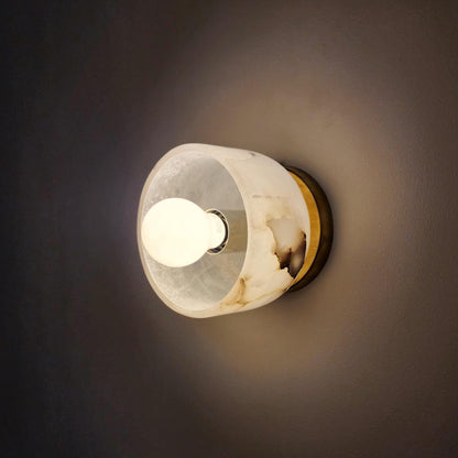 Natural Alabaster Stone Wall Light | Frost Lights